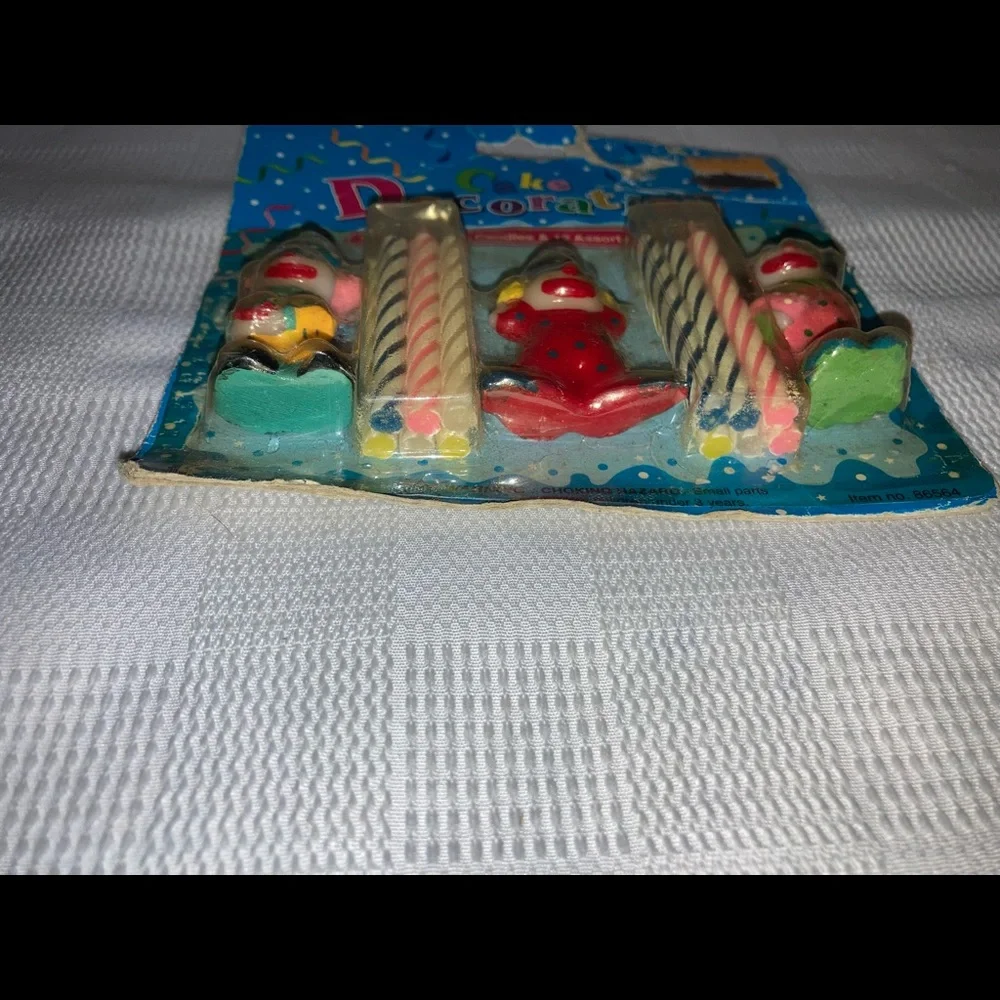 Vintage Cake Decorations-Clowns
